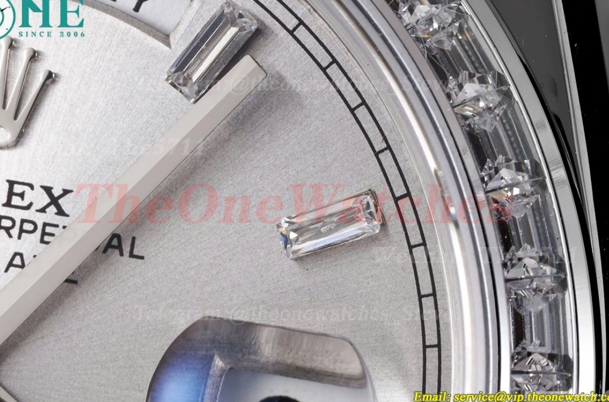 DayDate GSF 228396 SS (Tungsten Pres Dial Version) SS A3255 Silver 40mm Heavy 0427